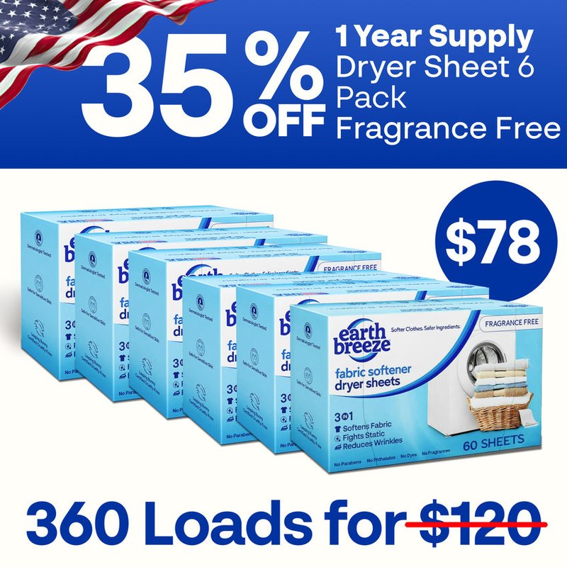 Dryer Sheet 6 Pack Bundle
