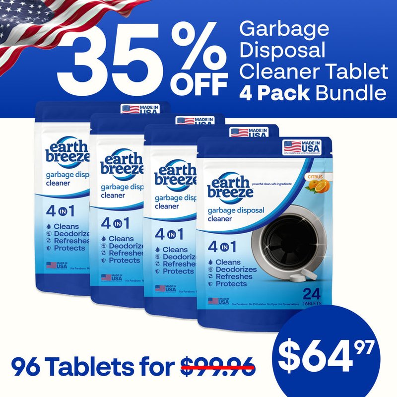 Garbage Disposal Cleaner Tablets - 4 Pack