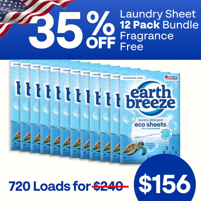 Laundry Sheet Bundle - 12 Pack